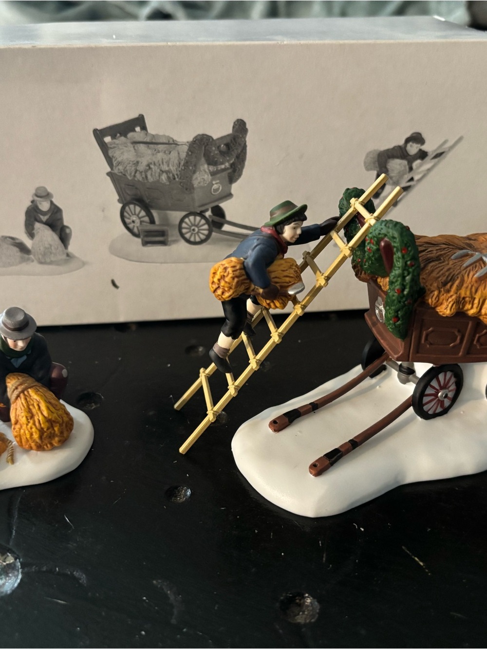 Department 56 Heritage Village Collection - ‘Thatchers’ Set of 3 Accessory